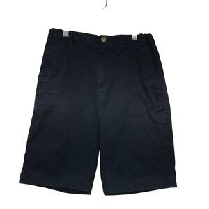 VINEYARD VINES- BOYS 16 - NAVY COTTON BLEND ADJUSTABLE WAIST SHORTS